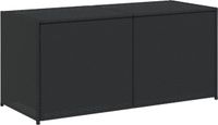 vidaXL - Tuinbox - 283 L - Poly Rattan - Zwart