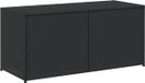 vidaXL - Tuinbox - 283 L - Poly Rattan - Zwart