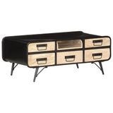 VidaXL Salontafel 100x50x40 cm massief mangohout