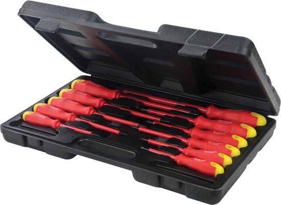 Silverline 918535 11-delige Schroevendraaierset - Softgrip
