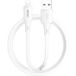 BWOO Câble de données et de charge USB-A - Lightning X329L, 15W, 1m, Blanc