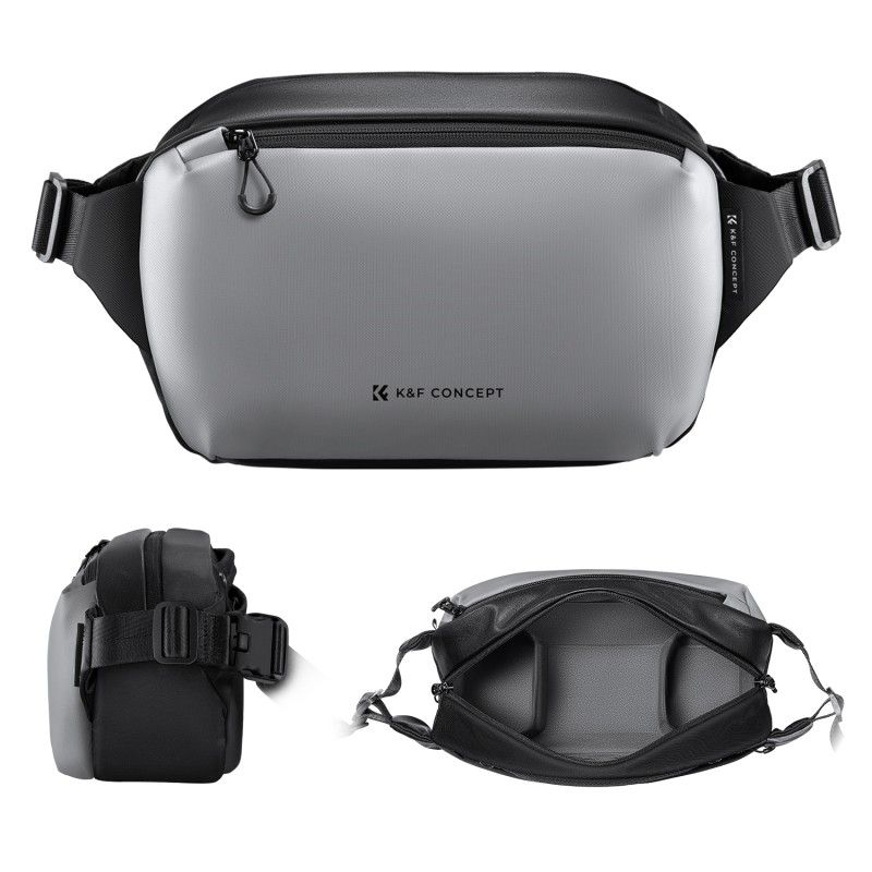 K&F Concept Alpha Camera Sling Bag 10L - Grijs/Zwart