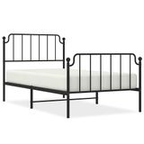 vidaXL Bedframe Metaal Zwart 100x200 cm