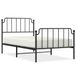 vidaXL Bedframe Metaal Zwart 100x200 cm