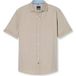 OLYMP Casual Regular Fit Overhemd Korte mouw beige