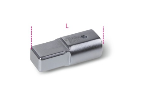 Beta 659/16 Adapter met rechthoekige insteek van (9x12 mm) en aandrijf van (14x18 mm)