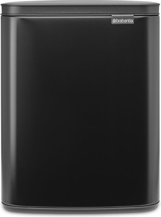 Brabantia Bo Prullenbak - 12 l - Matt Black