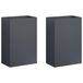 vidaXL Plantenbak 2 st Antraciet 40 x 30 x 75 cm Koudgewalst staal