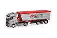 Herpa vrachtwagenmodel Mercedes-Benz Actros Streamspace kipperoplegger "Augustin Spedition", miniatuur op schaal 1:87, verzamelmodel, Made in Germany, kunststof