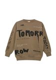 s.Oliver Sweatshirt voor Kinderen, Licht Olijfgroen, Maat 146/152