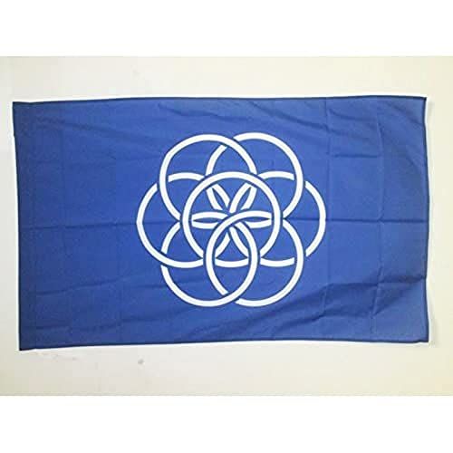 Humanity Flag 150x90cm - Human Nature Flag 90 x 150 cm Sleeve for flagpole - AZ FLAG