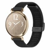 By Qubix Qubix Milanese Bandje met Klemsluiting Zwart Geschikt voor Garmin Lily 2