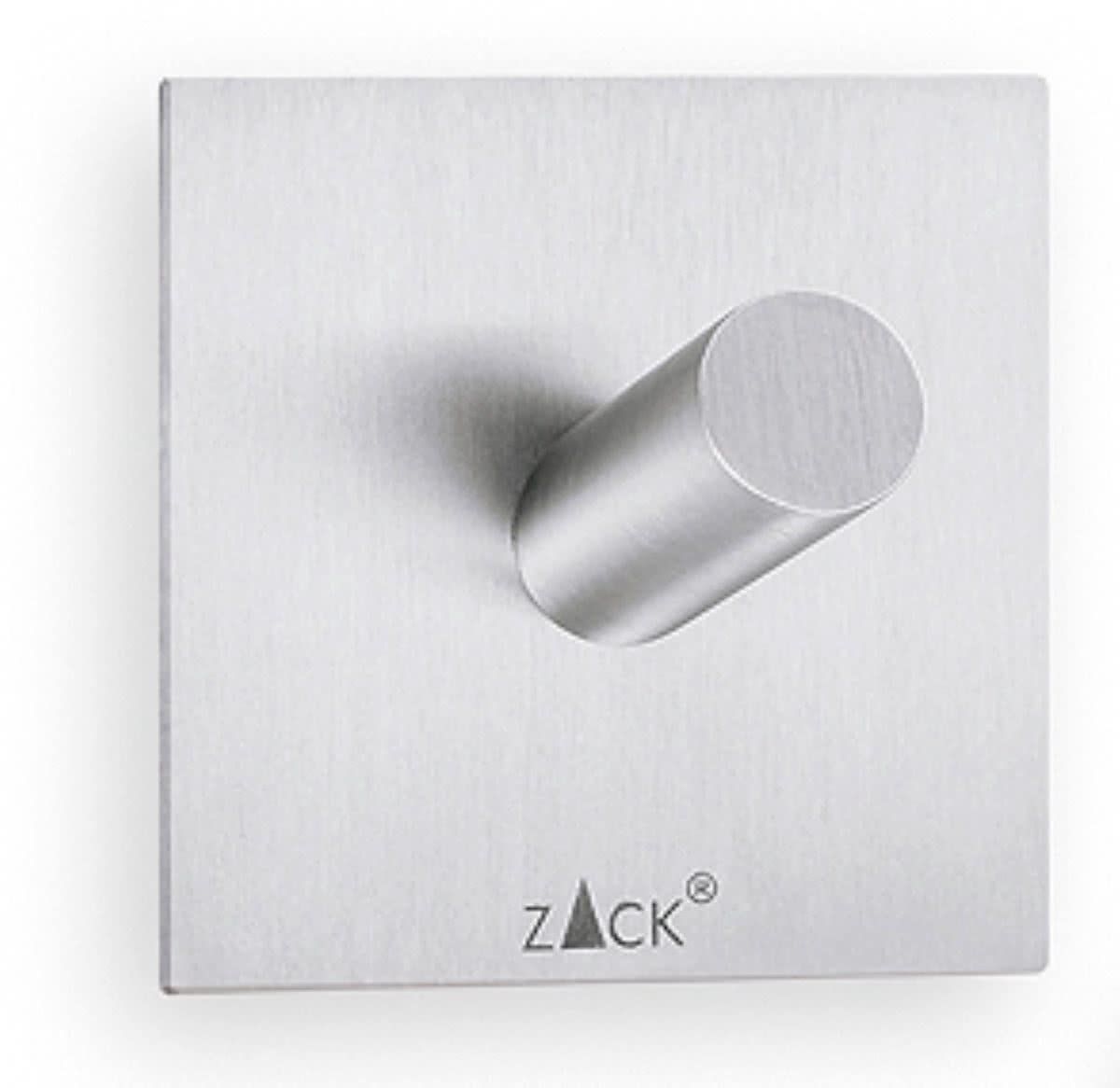 ZACK Duplo - Handdoekhaken Vierkant - Set van 2 - Zilver