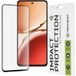 Techsuit Protection d'écran pour Oppo Reno12 FS 5G / Reno12 FS 4G / Reno12 F 4G / Reno12 F, Verre trempé, Colle intégrale, 111D, Noir