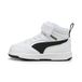 PUMA Basket mi-haute Rebound V6 Bébé, Chaussures, Blanc, 21