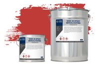 Wixx 2K Epoxy Metaalcoating - 10L - RAL 3020 | Rouge trafic
