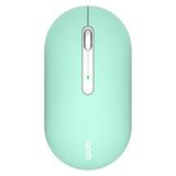apm Colors Draadloze muis, stil, Bluetooth-modus of 2,4 GHz ontvanger, 3 toetsen, draagbaar, batterij inbegrepen, compatibel met pc/telefoon/tablet/Windows/MacOS/iPadOS/Android/chroom, groen, 571175