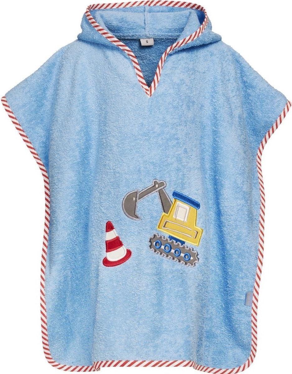 Playshoes Terry poncho bagger blauw - Katoen - Blauw - 2021