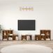 Maison Exclusive - Ensemble de meuble TV, 8 pièces, 37 x 35 x 72 cm, bois recyclé