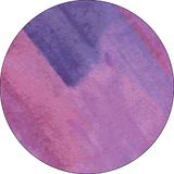 Bonateks Ronde digitaal bedrukte muismat, antislip onderkant, voor kantoor en thuis, diameter: 22 cm