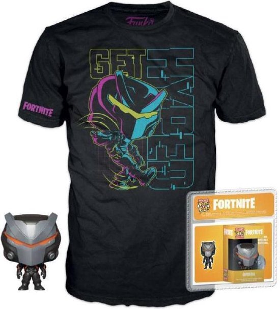 Funko Pocket Pop! & T-Shirt Fortnite Omega - Size XL