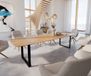 DELIFE Table à manger Edge Chêne Naturel 300x120x74 cm
