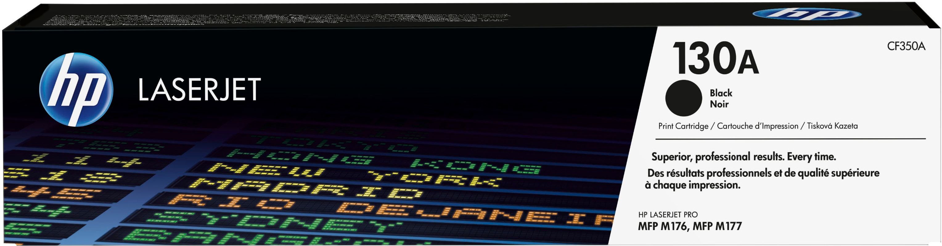 HP 130A Zwarte Originele Tonercartridge - 1300 Pagina's - CF350A