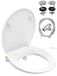 YEAUPE PRO WC-bril O-vorm met bidet, ureum, niet elektrisch, soft-close