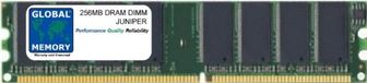 GLOBAL MEMORY 256MB DRAM DIMM MÉMOIRE RAM POUR JUNIPER J2350 / J4350 / J6350 ROUTEURS (JXX50-MEM-256-S, J4300-MEM-256M, J4300-256M-S)