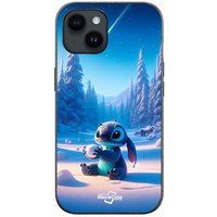 Maniacase Langspeel Iphone 13 Stitch mignon neige étoilée 3D