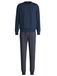 CALIDA Pyjama lang 'Relax Imprint' blauw gemêleerd