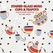 STAINED GLASS MUGS CUPS & TEAPOTS EASY & SIMPLE COLORING BOOK FOR KIDS-ADULTS