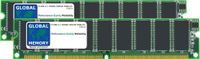 GLOBAL MEMORY 512MB (2 x 256MB) DRAM DIMM MÉMOIRE RAM KIT POUR CISCO AS5350 UNIVERSAL GATEWAY (MEM-512M-AS535)