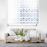 Voile rideau, imprimé, 150 x 180 cm, modèle E-Larisa