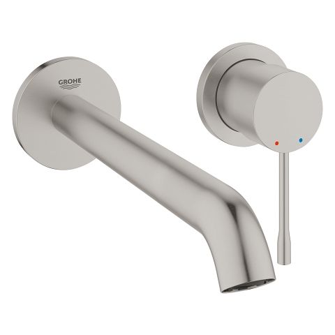 GROHE Essence New Wandgemonteerde Inbouw Wastafelkraan - Supersteel - 19967DC1