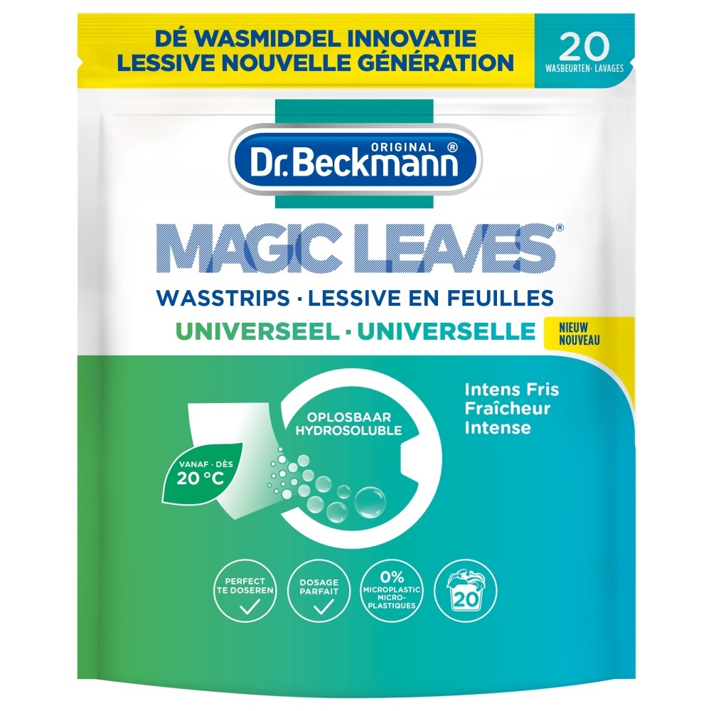 Dr Beckmann Dr Beckmann Magic Leaves Wasstrips Universeel