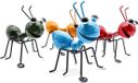Bol 4 Pack Décorations de jardin en métal pour fourmis