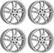 Dezent jantes argentées 4 KF, 8.0Jx18, 5x112, adaptées pour Audi A3, A4, A6, A8, Q2, Q3, TT