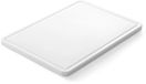 HENDI Snijplank - polyethyleen met hoge dichtheid - met opvanggroef voor sappen - 355x250x(H)15 mm - wit