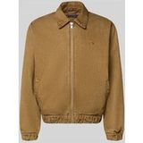 Regular Fit Bomberjacke aus reiner Baumwolle
