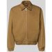 Regular Fit Bomberjacke aus reiner Baumwolle