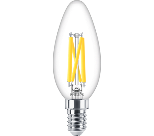 Philips Master LEDcandle DT 3.4W E14 LED Lamp - 470lm - Dimbare - 25000 uur - 40W Vervanger
