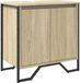 vidaXL Wastafelkast 60x35x60 cm bewerkt hout sonoma eikenkleurig