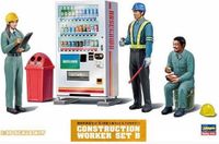 Hasegawa Modelbouwpakket Militaire voertuigen - 66006 Construction Worker Set B Plastic - 1:35 - Modelbouw