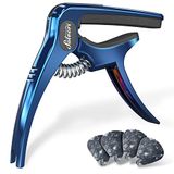 Salvori Exclusieve Gradiënt 'Blue-Plated' Heavy-Duty Gitaar Capo