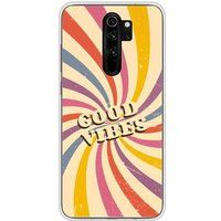 Xiaomi Redmi Note 8 Pro Good vibes bedrukt siliconen hoesje