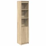 vidaXL Highboard 37,5x35x180 cm spaanplaat sonoma eikenkleurig