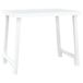 vidaXL Campingtafel Hout-look 79x56x64 cm PP Wit