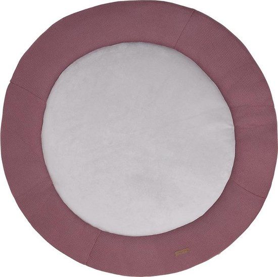 Baby's Only Gebreid Boxkleed Rond Classic - Stone Red - Ø90 cm