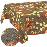 ANRO Tafelkleed Herfstbladeren Bruin 160x140cm